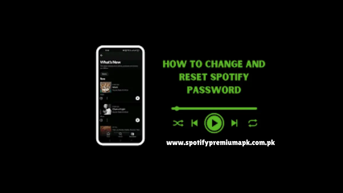 Change Password pf spotify